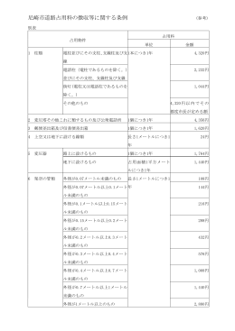 （占用料一覧）（PDF 46.3 KB）