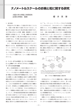 ナノメートルスケールのお椀と粒に関する研究