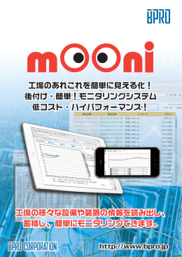 工場の様々な設備や装置の情報を読み出し、 蓄積し、 簡単に