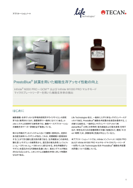 PrestoBlue® 試薬を用いた細胞生存アッセイ性能の向上