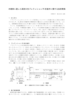 沖縄県に適した高耐久性プレテンション PC 桁製作に関する技術開発