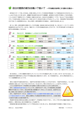 自分の医院の給不は高い？低い？ ～平均賃金を参考にする際の注意点～