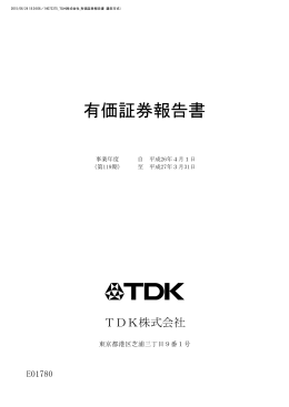有価証券報告書 （PDF：932KB）