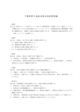 対策本部設置要綱（PDF：77KB）