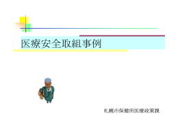 医療安全取組事例