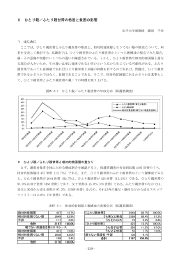 5 ひとり親／ふたり親世帯の格差と貧困の影響（藤原委員）（PDF形式