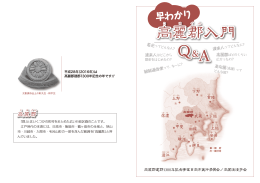 早わかり高麗郡入門Q&A [3942KB pdfファイル]
