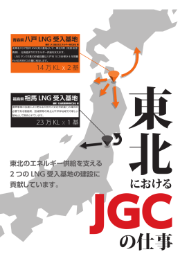 東北におけるJGCの仕事 (2015年8月～)