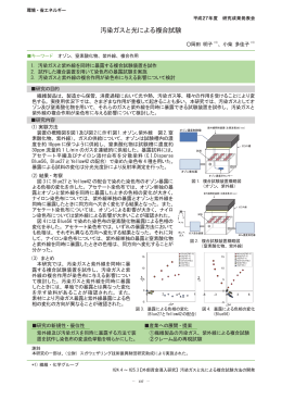 汚染ガスと光による複合試験（PDF：958KB）