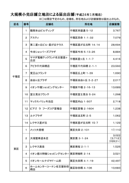 大規模小売店舗一覧 (PDF形式, 98.36KB)