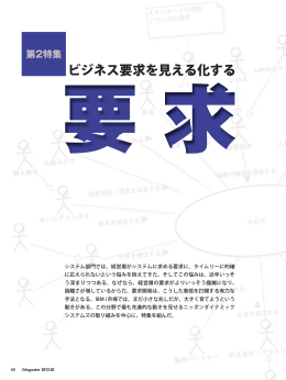ビジネス要求を見える化する - 株式会社ニッポンダイナミックシステムズ