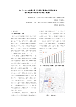 リノベーション事業を通じた遊休不動産の利活用による 都心再生モデル