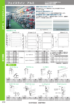 フェイスライン アルミ