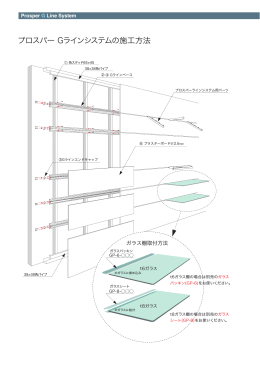 プロスパー Gラインシステムの施工方法