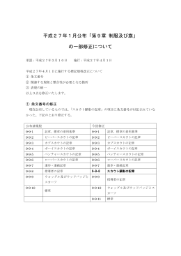 第9章 制服及び旗 - 日本ボーイスカウト山口県連盟