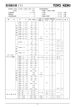 計器用変流器 COM CBM CD