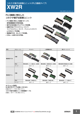 PLC接続に特化した コネクタ端子台変換ユニット