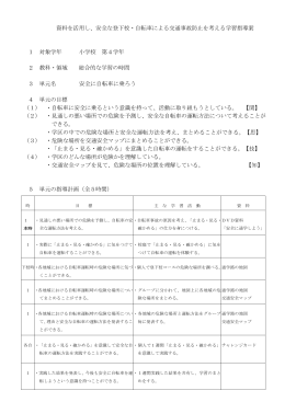 「安全に自転車に乗ろう」（PDF：160KB）