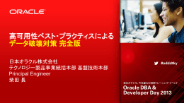 高可用性ベスト・プラクティスによる データ破壊対策完全版