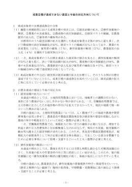 達成状況の分析と今後の対応方向について （PDF：123KB）