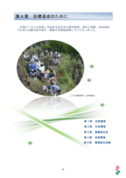 第4 4章 目 目標達 達成のた ために
