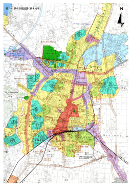 図7-2 都市計画道路（栃木地域） 43