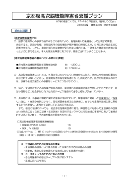 京都府高次脳機能障害者支援プラン（PDF：464KB）