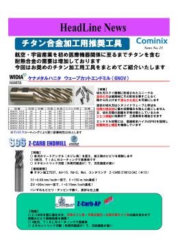 No.15 チタン加工用工具