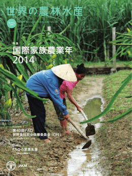 国際家族農業年 - 国際農林業協働協会