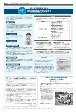 柏市議会議員選挙に投票を