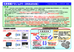 元素戦略プロジェクト＜研究拠点形成型＞