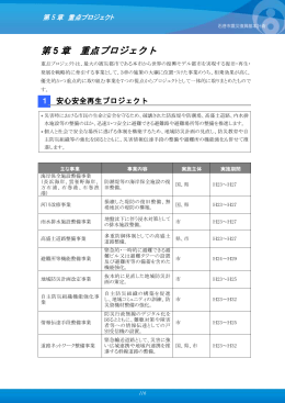 第 5 章 重点プロジェクト