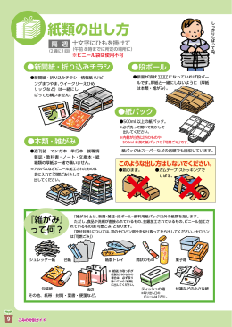 紙類の出し方