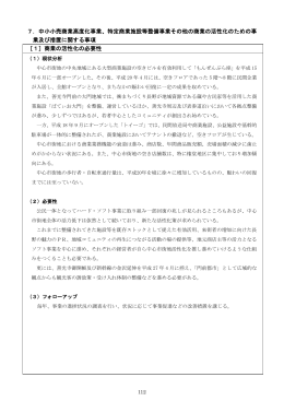 7．中小小売商業高度化事業、特定商業施設等整備事業その他