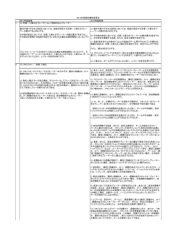 2013年度条項 2014年度条項 1 3.4 交替／入替えのプレーヤーとして