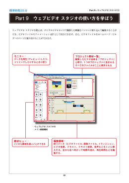 Part 9 ウェブビデオ スタジオの使い方を学ぼう