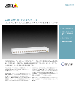AXIS M7016ビデオエンコーダ
