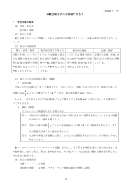 体積を微分すれば面積になる？ r &pi;2 4 r r &pi;2 4 r