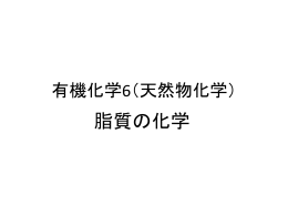 （3）脂質の化学