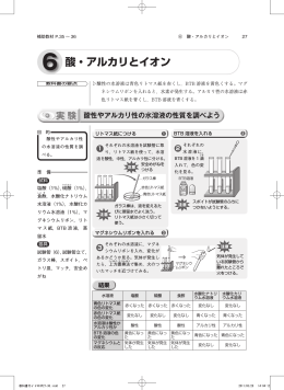 6 酸・アルカリとイオン