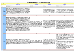 2014東京都知事選挙マニフェスト実現可能性の比較表