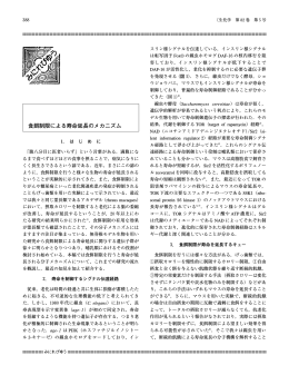 食餌制限による寿命延長のメカニズム