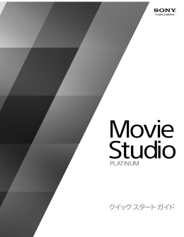 Movie Studio Platinum ウィンドウ