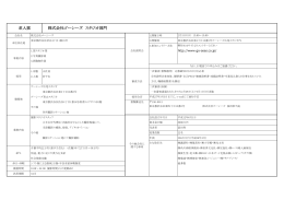 求人票 株式会社ゴーシーズ スタジオ部門 - GO-SEES