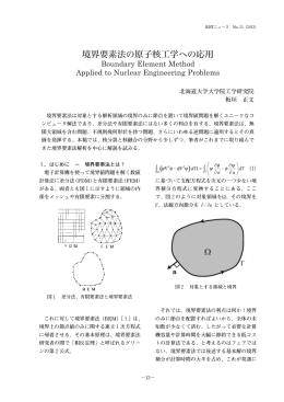 境界要素法の原子核工学への応用