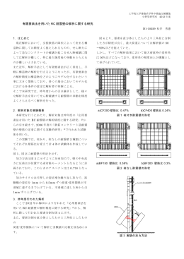 有限要素法を用いた RC 耐震壁の解析に関する研究