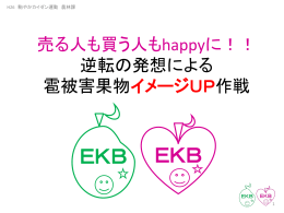 売る人も買う人もhappyに！！ 逆転の発想による 雹被害