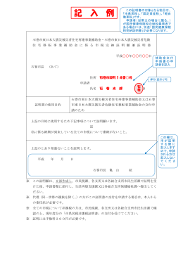 記 入 例