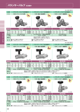 バランサーバルブ 定流量弁