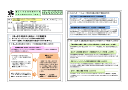 1 外国人等の来街者向け無料Wi－Fiの整備促進 2 オリンピック